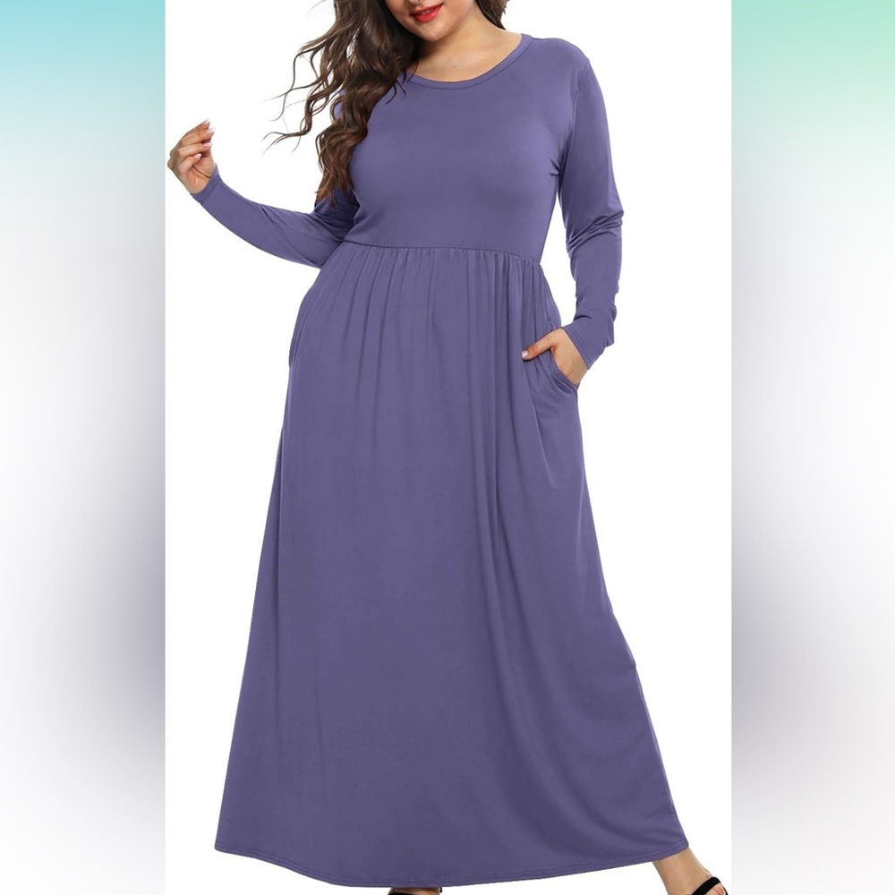 Long sleeve, maxi dress. Never worn.